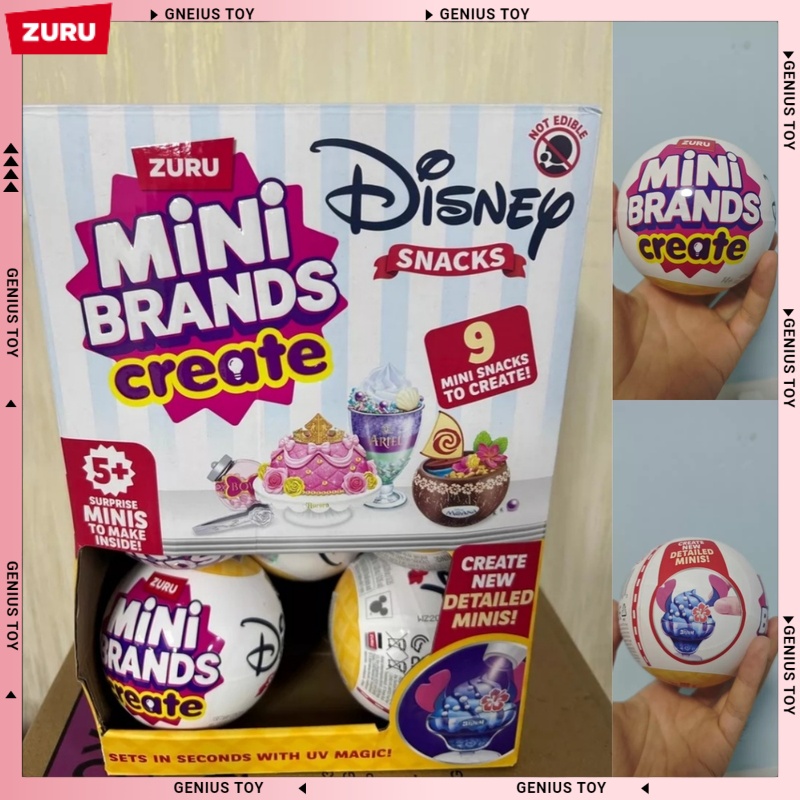 Food Snacks Brands - ZURU Mini Brands: Серия «Диснеевские закуски»
