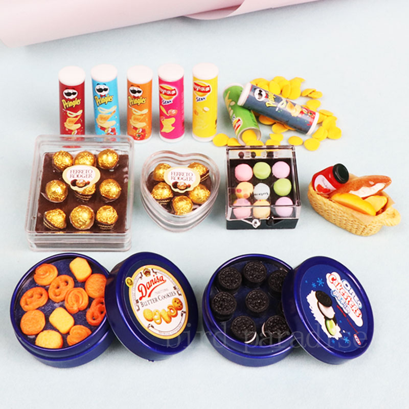Food Sweet Snacks - 1/6 миниатюрные куклы, еда, мини-шоколадные коробки