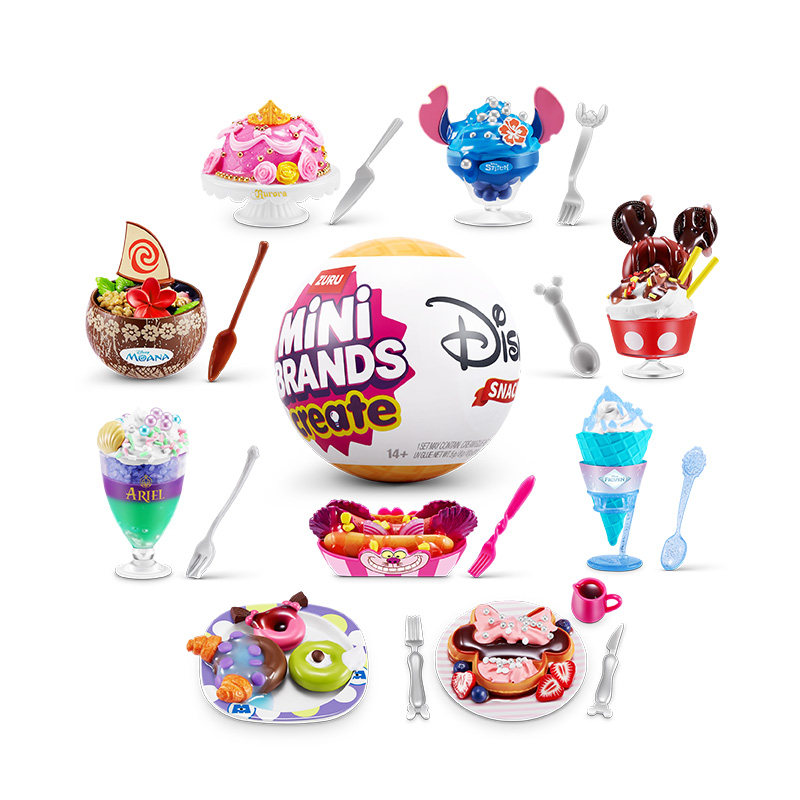 Zuru Mini Brands Create Disney – обзор и цена Food Snacks Brands