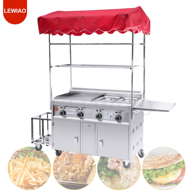 Мобильная тележка для еды, при – обзор и цена Food Snacks Catering