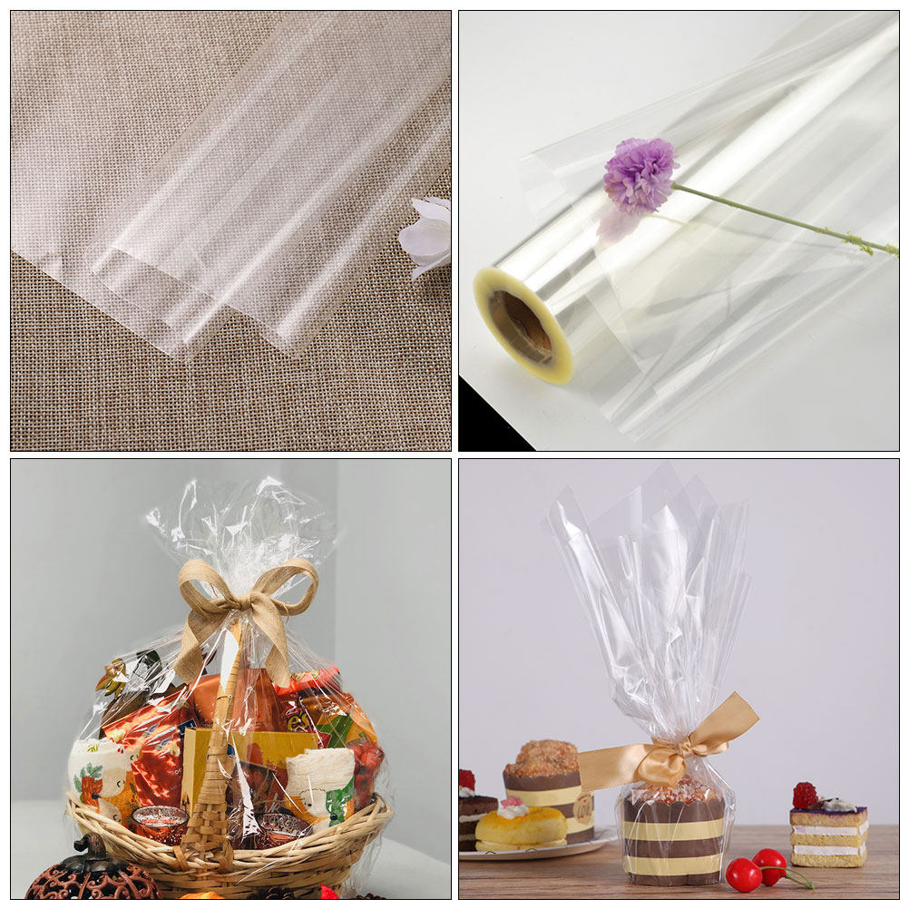 2 рулона прозрачной упаковочно – обзор и цена Snacks Food Gift Baskets