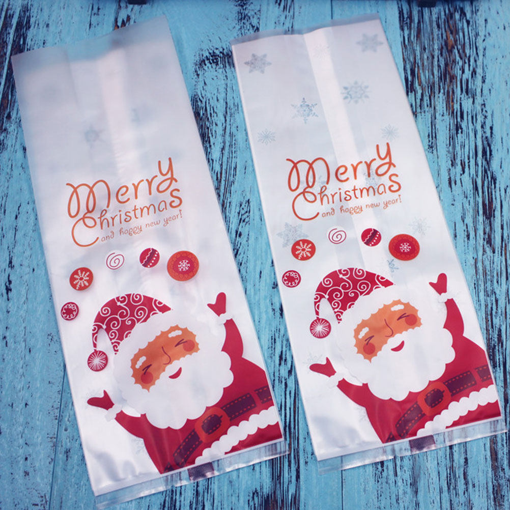 50 шт. прозрачных пакетов для  – обзор и цена Xmas Food Snacks